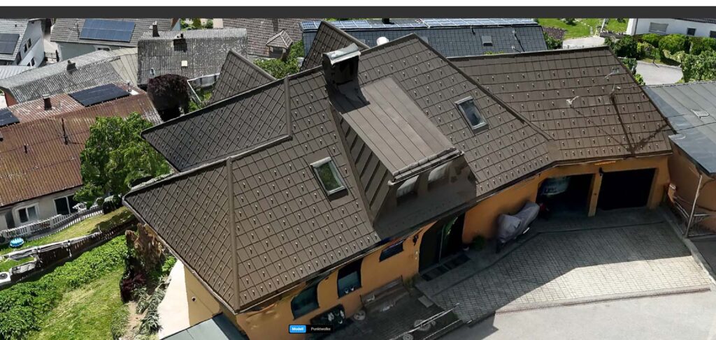 Digitale Dachvermessung - Hausdach